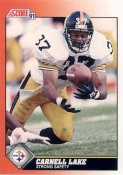 Carnell Lake Pittsburgh Steelers 1991 Score NFL #384